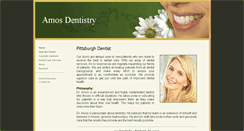 Desktop Screenshot of amosdentistry.com