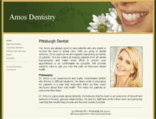 Tablet Screenshot of amosdentistry.com